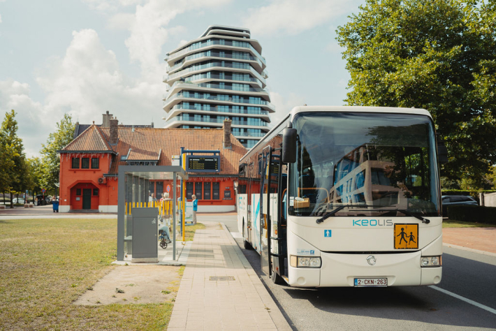 Zwinbus halte Knokke