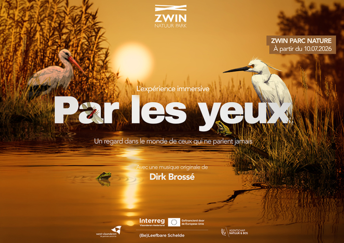 par les yeux